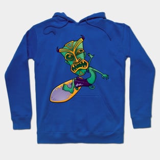 Tiki Surfer Dude Hoodie